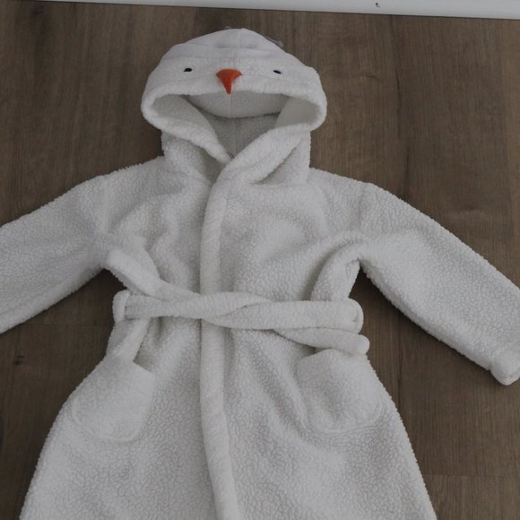 Baby Gap white hooded robe size 2-3 T - Picture 1 of 10